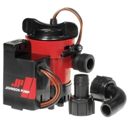 JOHNSON PUMP 750GPH Auto Bilge Pump 3-4 .in Hose Mag Switch 12V JO81917